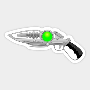 Alien-Brain Gun Sticker